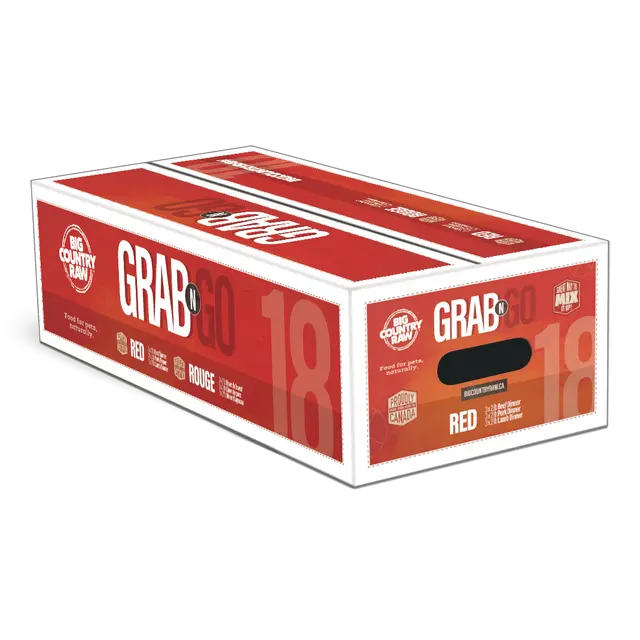 Big Country Raw Grab N Go Viandes Rouges 18lbs / 8.16kg