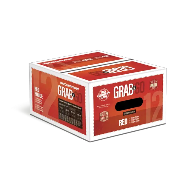 Big Country Raw Grab N Go Viandes Rouges 12lbs / 5.44kg