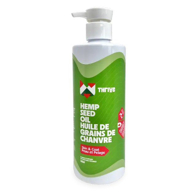 Big Country Raw Thrive Huile de Graines de Chanvre 500ml