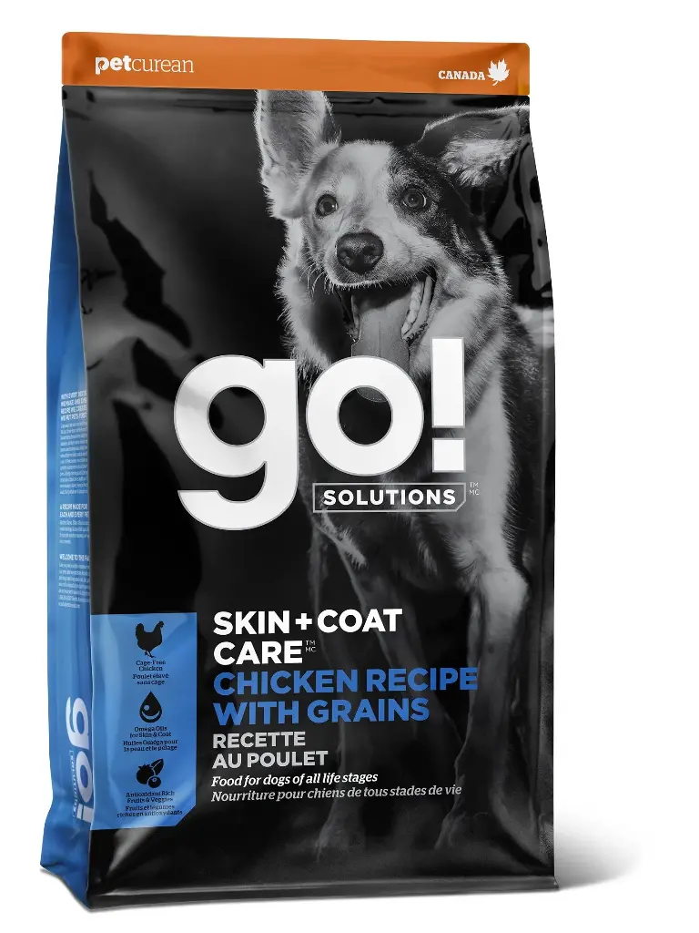 Petcurean Go! Skin + Hair For Dog Chicken 12lbs / 5.44kg
