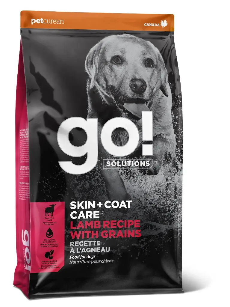 Petcurean Go! Peau + Poils Pour Chien Agneau 22lbs / 9.98kg