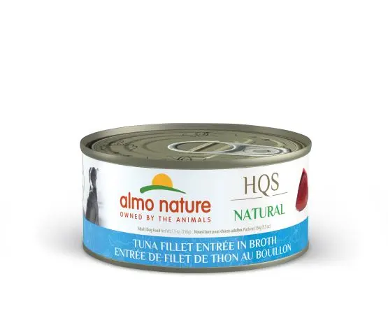 Almo Nature HQS Chien Entrée de Filet De Thon au Bouillon 156g