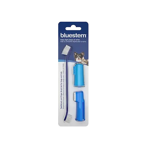 Bluestem Ensemble Brosse à Dents et Doigtiers