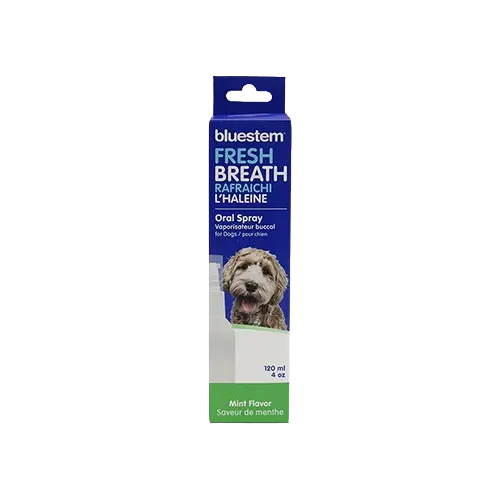 Bluestem Vaporisateur Oral Saveur de Menthe pour Chien 120ml