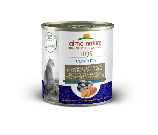Almo Nature HQS Complete Cat Mackerel and Sweet Potatoes in Sauce 280g