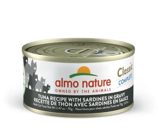 Almo Nature Classic Complete Chat Thon avec Sardines en Sauce 70g