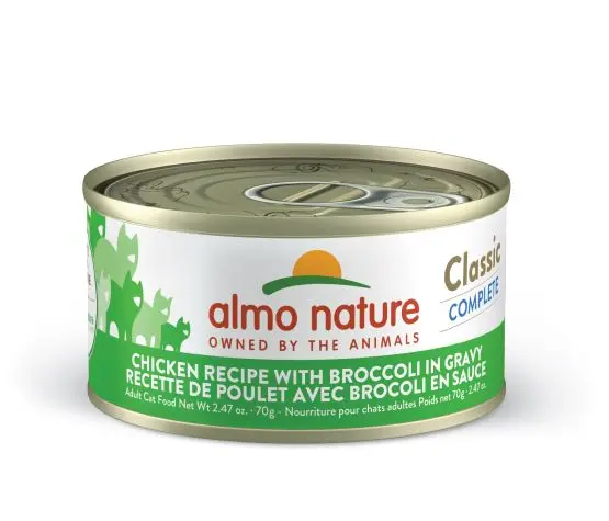 Almo Classic Complete Chat Poulet avec Brocoli en sauce 70g