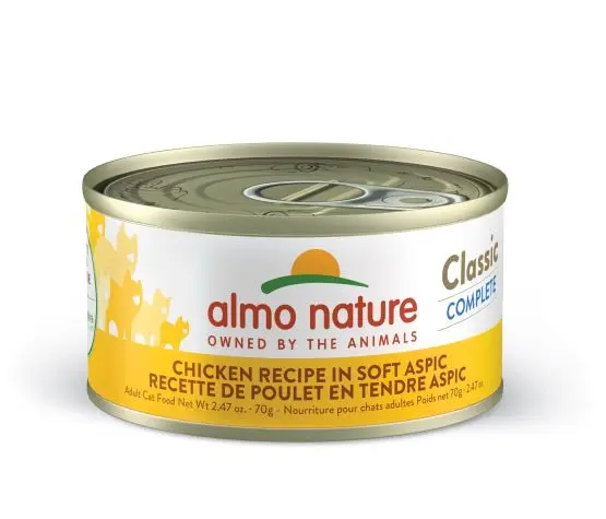 Almo Nature Classic Complete Chat Poulet en Tendre Aspic 70g