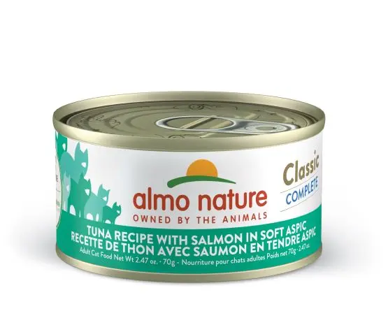 Almo Classic Complete Chat Thon avec Saumon en Tendre Aspic 70g