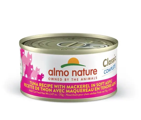 Almo Classic Complete Chat Thon avec Maquereau en Tendre Aspic 70g