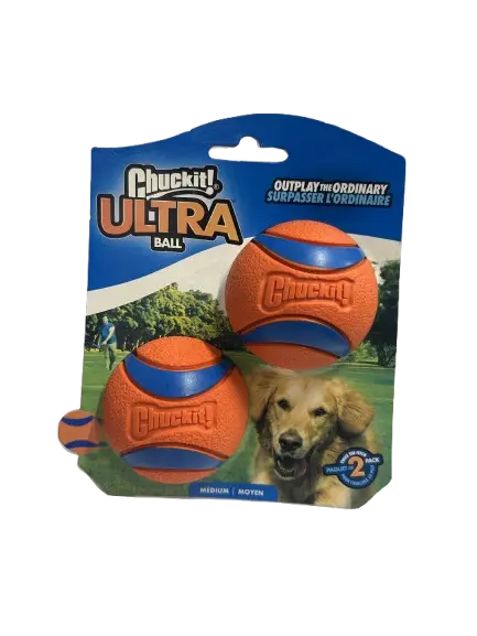 Pelota Chuckit Ultra Mediana (2 Unidades)