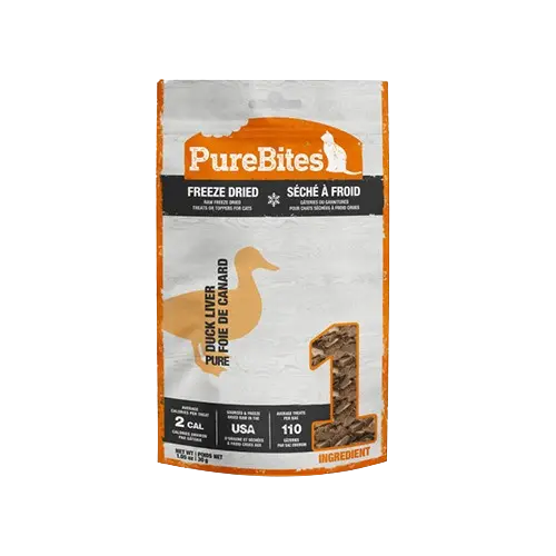 Purebites Chat Foie de Canard Séché À Froid 30g