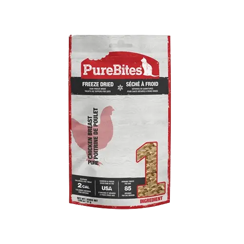 PureBites Chat Poitrine de Poulet Séchée à Froid 31g