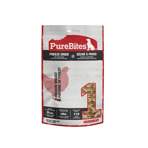 Purebites Chien Poitrine de Poulet Séchée À Froid 85g