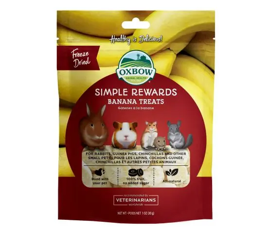 Oxbow Simple Rewards Banane 30g