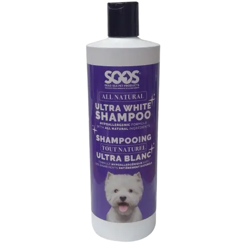SOOS Ultra White Hypoallergenic Shampoo 500ml