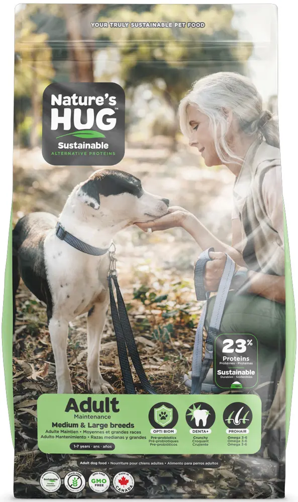 Nature's Hug Chien Adulte Moyen et Grande Race 20lbs / 9.07kg