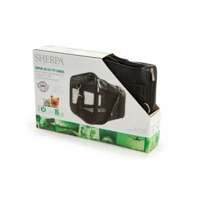 Sherpa Transporteur Noir Medium 43.1cm x 27.9cm x 26.6cm