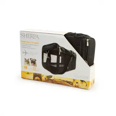 Sherpa Transporteur Noir Large 48.2cm x 29.8cm x 29.2cm