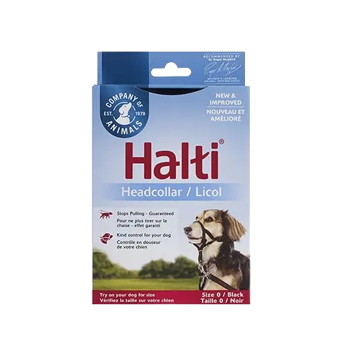 Company Of Animals Halti Licol Noir 0