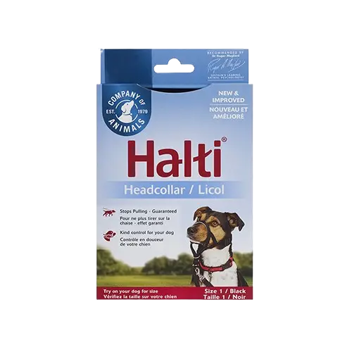 Company Of Animals Halti Licol Noir 1