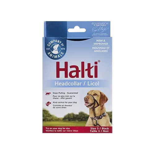 Company Of Animals Halti Licol Noir 3