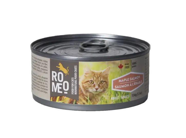 Romeo Chat Saumon à l'Érable 156g