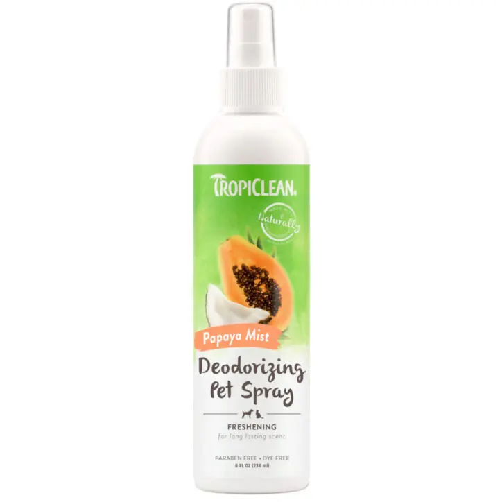 Tropiclean Vaporisateur Désodorisant Bruine de Papaye 236ml