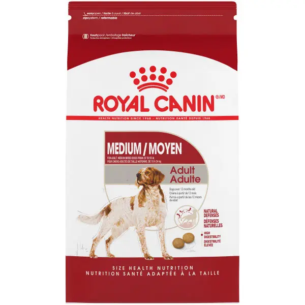 Perro adulto mediano Royal Canin 6 libras/2,72 kg