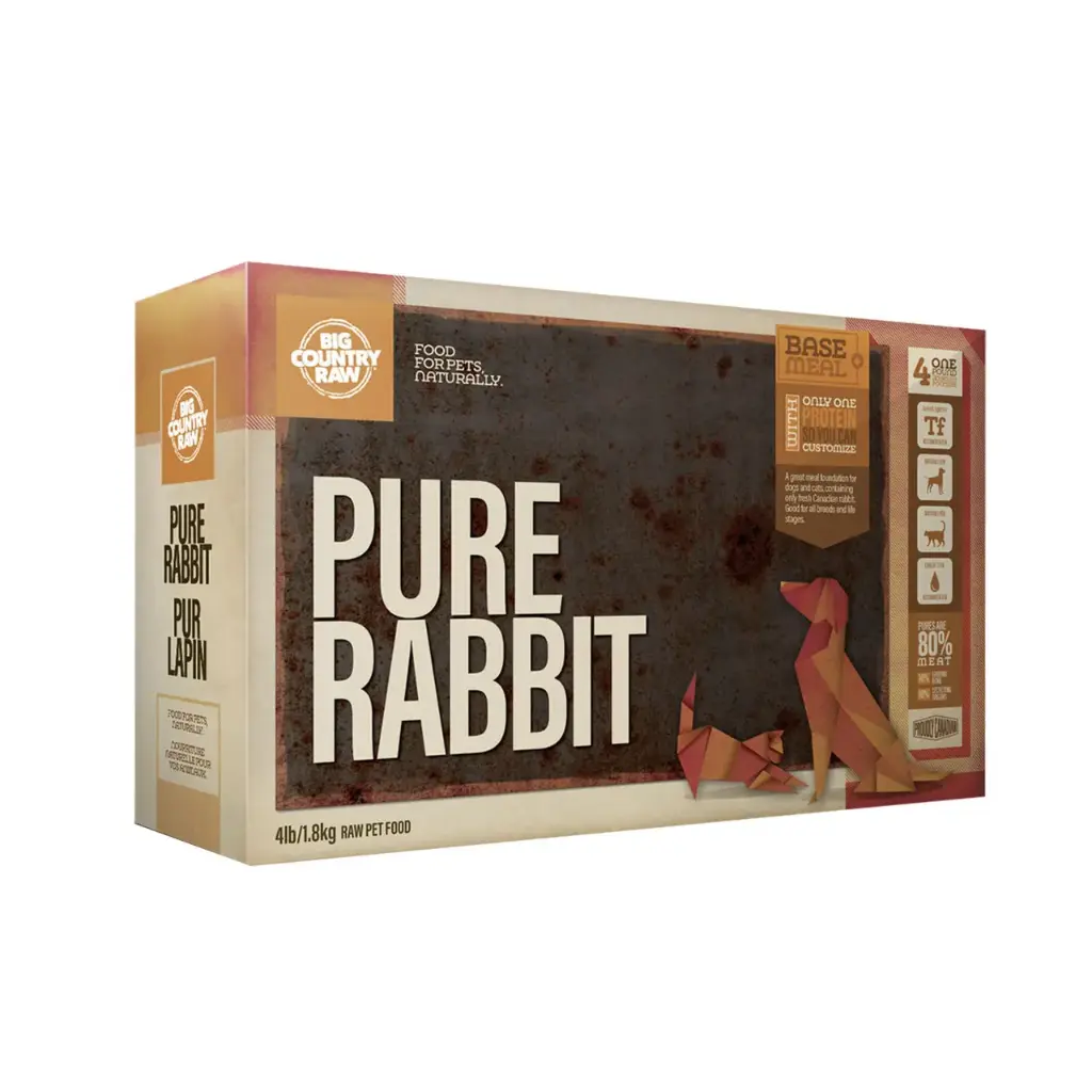 Big Country Raw Pur Lapin 4lbs / 1.81kg