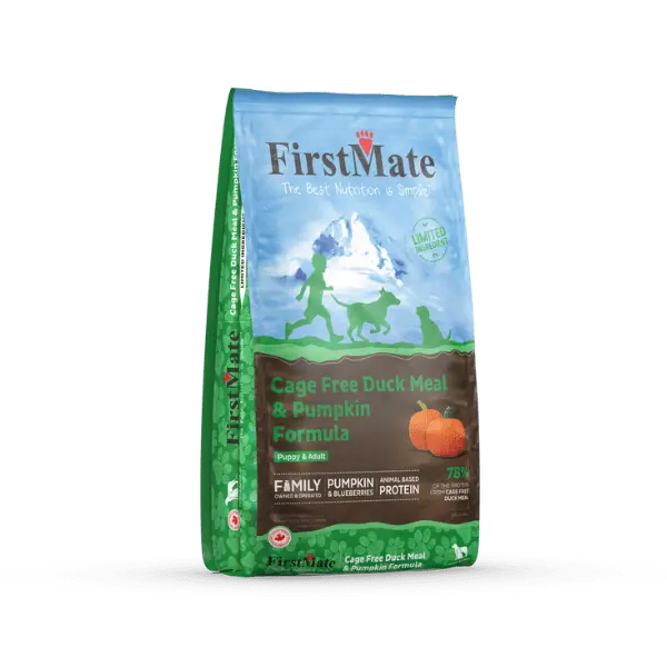 First Mate Chien LID Canard et Citrouille 25lbs / 11.34kg