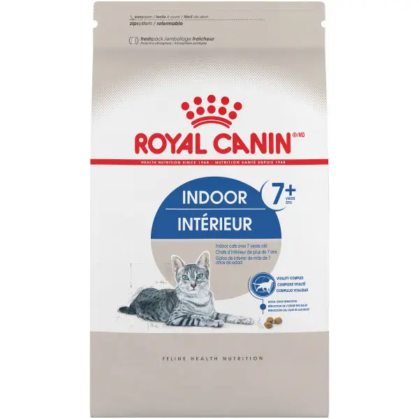 Royal Canin Chat Intérieur Adulte 7+ 5.5lbs / 2.5kg