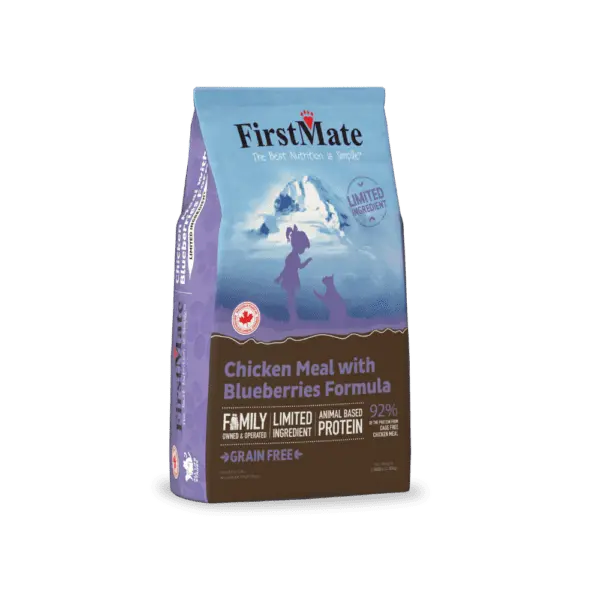 First Mate Chat LID Poulet et Bleuets 4lbs / 1.80kg