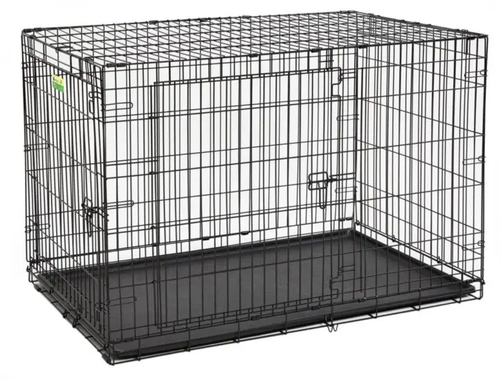 Midwest Cage Contour 2 Portes 48" Noir