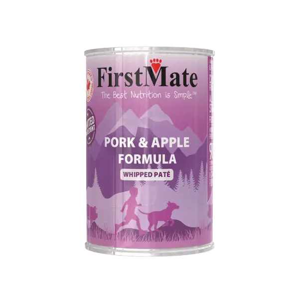 First Mate LID Porc Et Pomme pour Chien 345g
