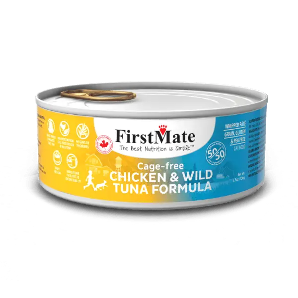 First Mate Chat Poulet Et Thon 156g
