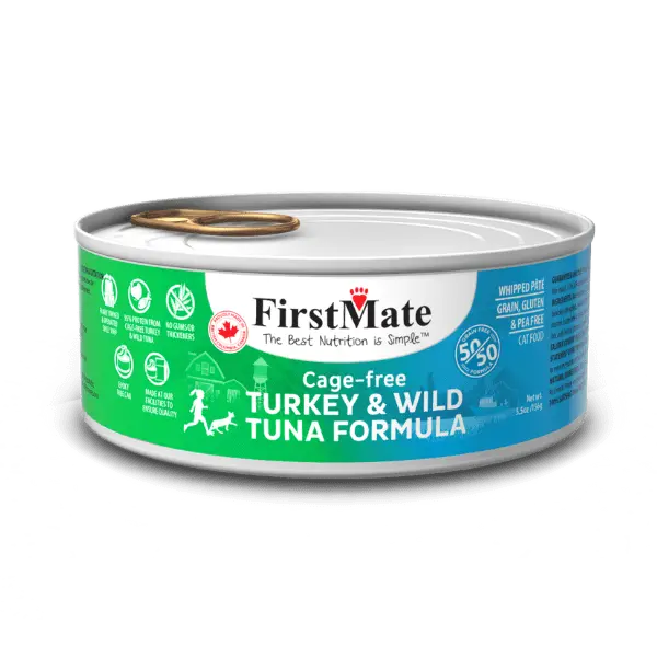 First Mate Chat Dinde Et Thon 156g