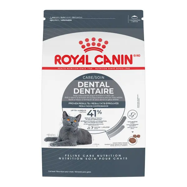 Cuidado dental para gatos Royal Canin 14 libras / 6,36 kg