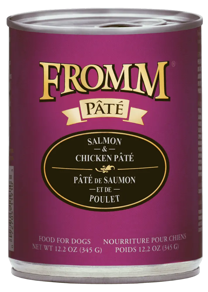 Fromm Pâté au Saumon & Poulet Pour Chien 345g