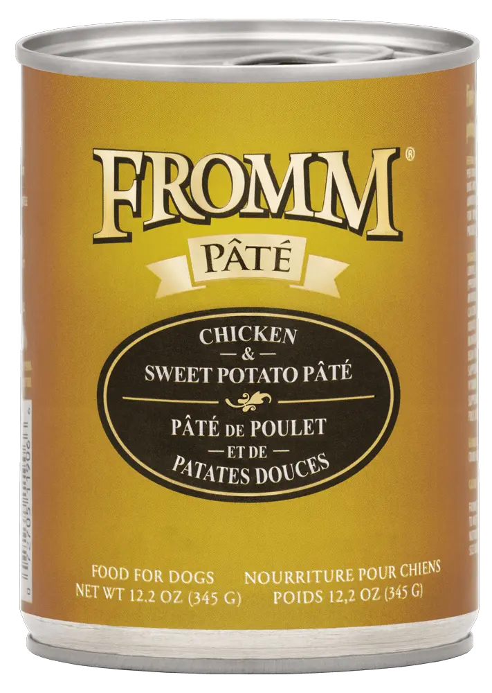 Fromm Pâté au Poulet & Patates Douces pour Chien 345g