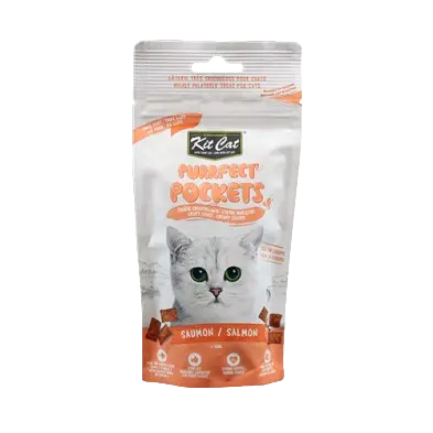 Kit Cat Purrfect Pockets Saumon 60g