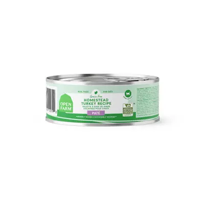Open Farm Pâté à la Dinde d'Élevage pour Chat 150g