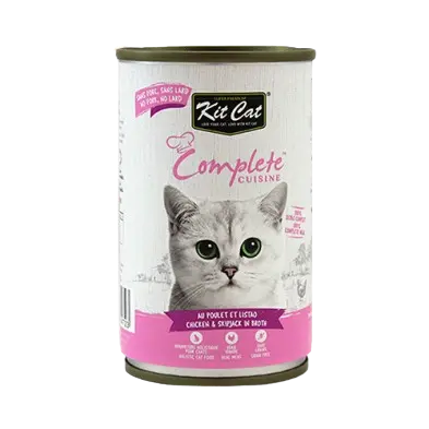 Kit Cat Complete Cuisine au Poulet et Listao en Bouillon pour Chat 150g