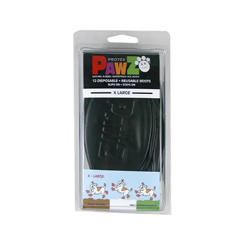 Pawz Bottes en Caoutchouc Très Grand (Noir)
