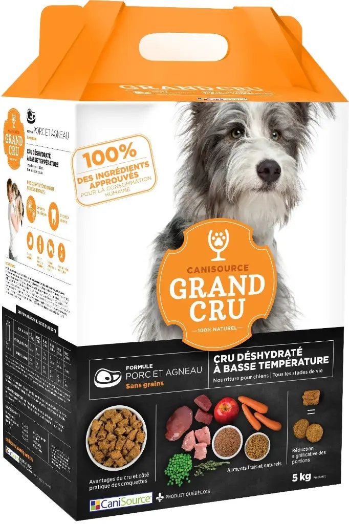 CaniSource Grand Cru Pour Chien Agneau & Porc 11lbs / 5kg