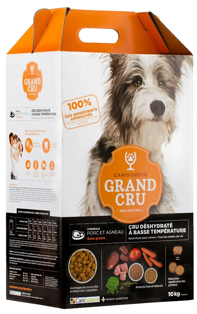 CaniSource Grand Cru Pour Chien Agneau & Porc 22lbs / 10kg