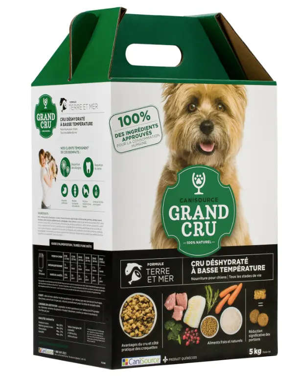 CaniSource Grand Cru Pour Chien Terre Et Mer Poisson & Porc 11lbs / 5kg