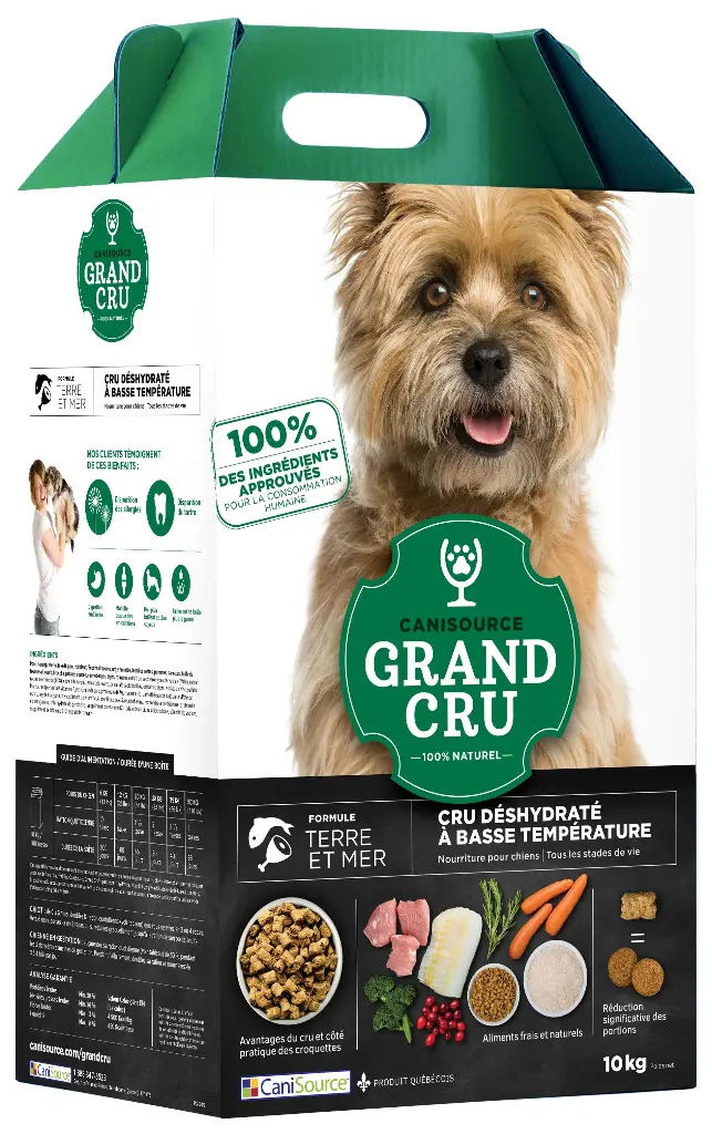 CaniSource Grand Cru Pour Chien Terre Et Mer Poisson & Porc 22lbs / 10kg