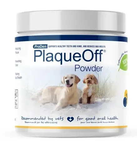 Naturvet ProDen PlaqueOff Poudre Bucco-Dentaire pour Chien 180g