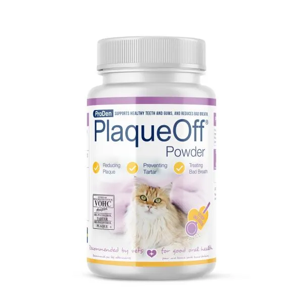 Naturvet ProDen PlaqueOff Poudre Bucco-Dentaire pour Chat 40g